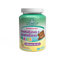 PROBIOTICOS + PREBIO.NATUREX KIDS 30 GOMITAS