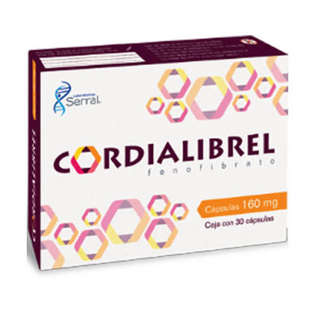 FENOFIBRATO CORDIALIBREL 160MG.30CAP.