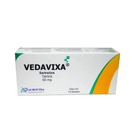 SERTRALINA VEDAVIXA 50MG.14TAB.