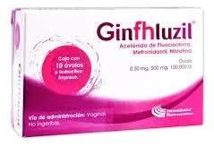 FLUOCIN.METRONID. NISTAT. GINFHLUZIL 10OV.