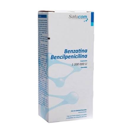 BENCILPENICILINA SALUCOM COMP.1.2MUI.1AMP.