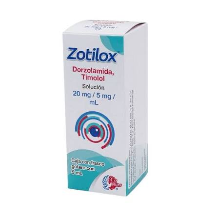 DORZOL.TIMOLOL ZOTILOX OFT.5ML.
