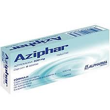 AZITROMICINA AZIPHAR 500MG.4TAB.