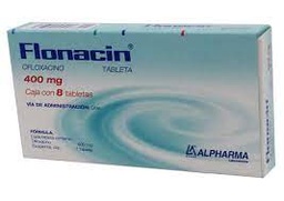 [ALOFLF408TA] OFLOXACINO FLONACIN 400MG. 8TAB.