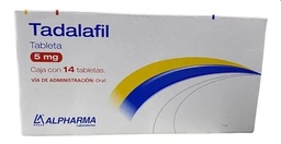 [ALTADA5M14T] TADALAFIL ALPHARMA 5MG.14TAB.