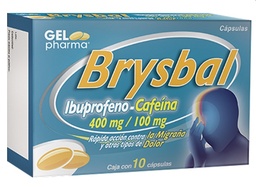 [GEICAICA10C] IBUPROFENO CAFEINA BRYSBAL 10CAP.