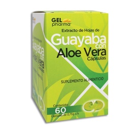 [GESALGAV60C] GUAYABA CON ALOE 60CAP.