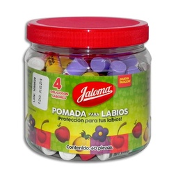 [VMPOMPJA60PZA] POMADA PARA LABIOS JALOMA C/60 PZAS.