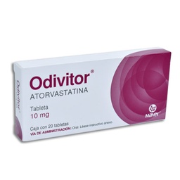 [MAATOO1020T] ATORVASTATINA ODIVITOR 10MG.C/20TAB.