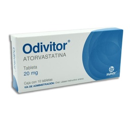 [MAATOO2010T] ATORVASTATINA ODIVITOR 20MG.C/10TAB.