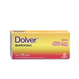 [MAIBU40010T] IBUPROFENO DOLVER 400MG.10TAB.
