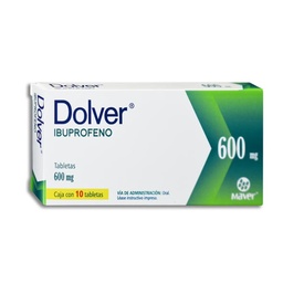 [MAIBU60010T] IBUPROFENO DOLVER 600MG.10TAB.