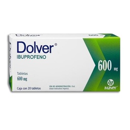 [MAIBU60020T] IBUPROFENO DOLVER 600MG.20TAB.