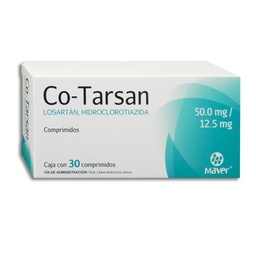 [MALOH51230C] CO-TARSAN 50/12.5MG.30CAP.