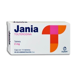 [MATOLJAN14T] TOLTERODINA JANIA 2MG.C/14TAB.
