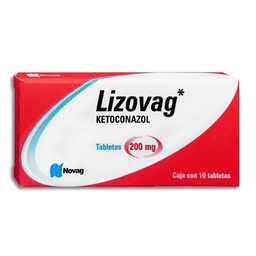 [NOKETLIZ200] KETOCONAZOL LIZOVAG 200MG.C/10TAB.