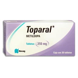 [NOMETTOP30T] METILDOPA TOPARAL 250MG.C/30TAB.