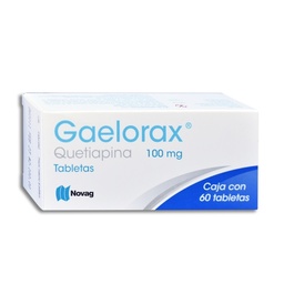 [NOQUE10060T] QUETIAPINA GAELORAX 100MG.60TAB.