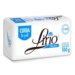 [RCJABLNE100] JABON LIRIO NEUTRO 100GR.