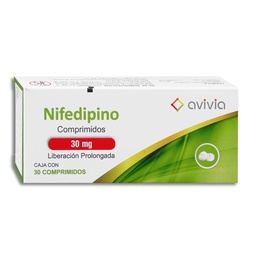 [ULFELA3030T] NIFEDIPINO AVIVIA 30MG.30TAB.