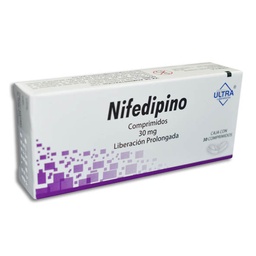 [ULFELDRE30T] NIFEDIPINO ULTRA 30MG.C/30TAB.