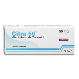 [VITRACIT50] TRAMADOL CITRA 50MG.C/10TAB.