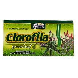 [YPCLOCLO60C] CLOROFILA YPENZA 500MG.C/60CAP.