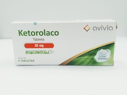 [ULKETA34TA] KETOROLACO AVIVIA 30MG.4TAB.