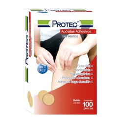 [VMCUREPR100] BANDITA PROTEC REDONDA 100PZA.