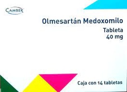 [CBOLMC4014T] OLMESARTAN CAMBER 40MG. 14TAB.