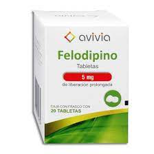 [ULFELAVI20T] FELODIPINO AVIVIA 5MG.20TAB.