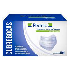 [DGCUBPRO50P] CUBREBOCA PROTEC 50PZA.