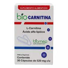 [BILCABCA30C] BIO-CARNITINA 520MG.30CAP.