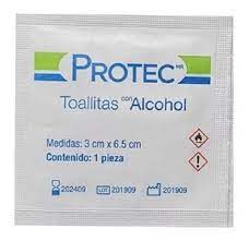 [POALMALCPZA] TOALLITA ALCOHOLADA PROTEC 1PZA.