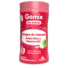 [NTSALGVM60P] GOMIX VINAGRE DE MANZANA 60GOM.
