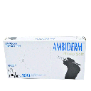 [AIGUANNC100] GUANTE AMBIDERM NITRILO NEGRO CHICO 100PZA