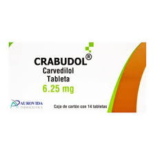[AUCARCR614T] CARVEDILOL CRABUDOL 6.25MG.14TAB.