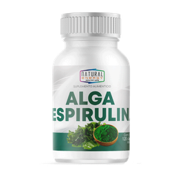 [NNAESNEN120] ALGA ESPIRULINA NATURAL E.500MG.120CAP.